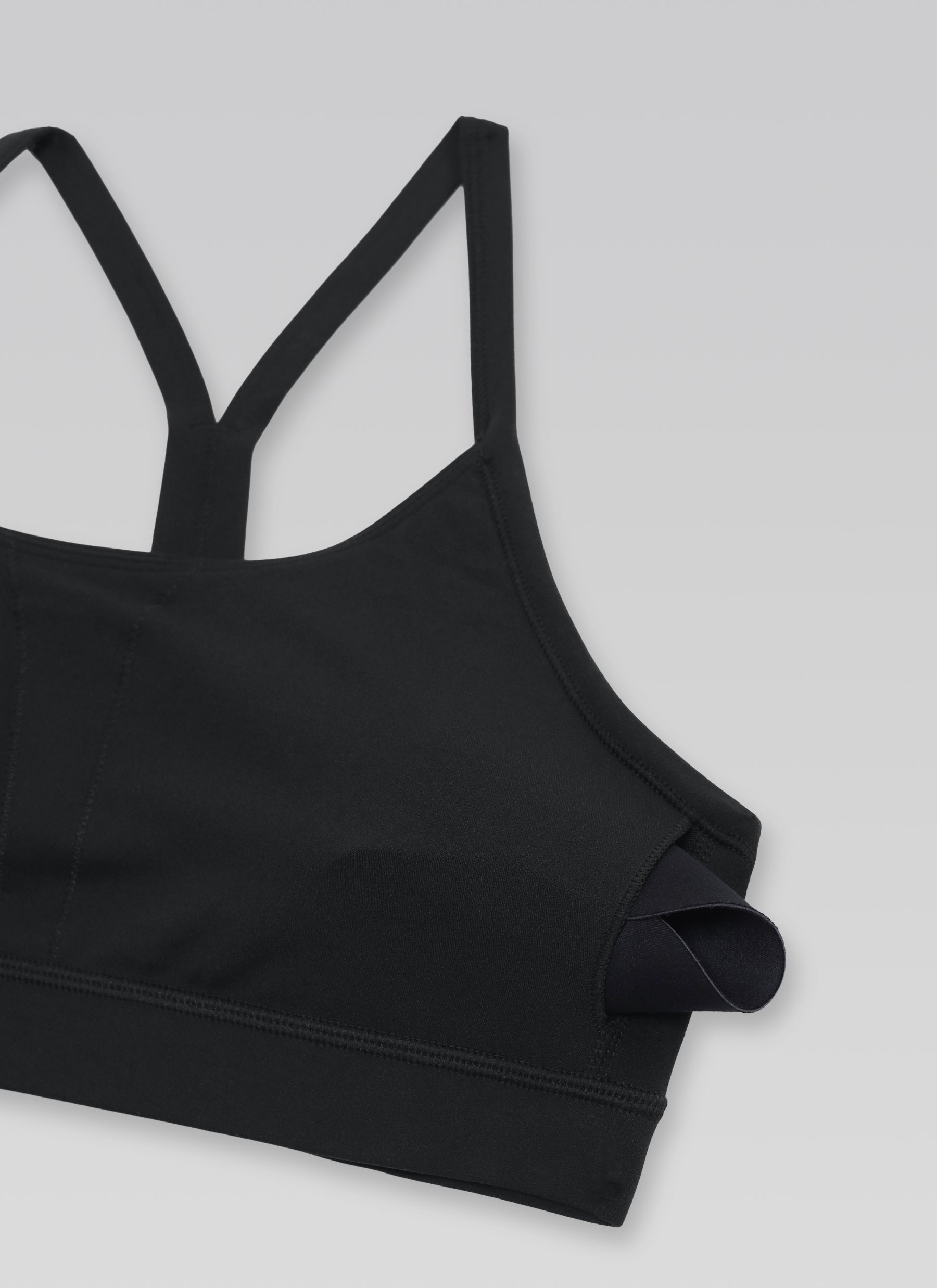 CRZ YOGA Women's Butterluxe Yoga U Neck Y Back Sports Bra Black @model_info:X1