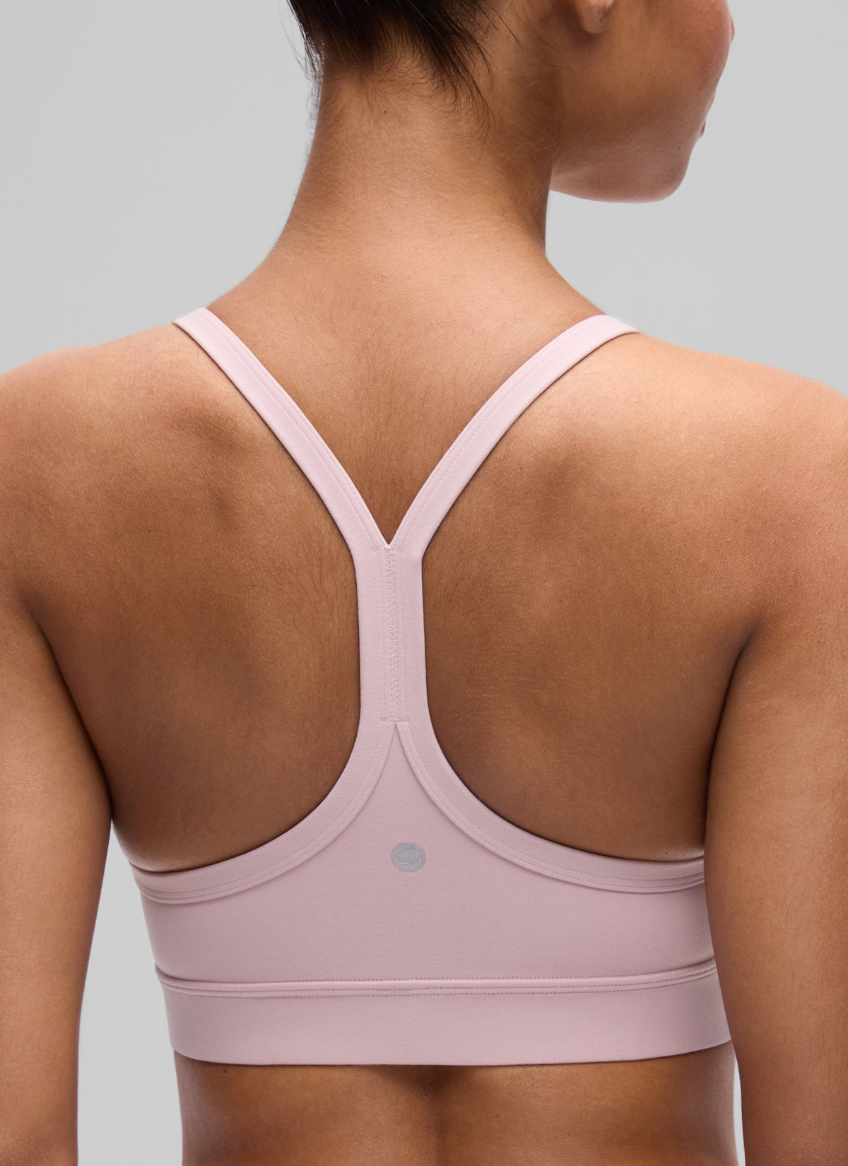 CRZ YOGA Women's Butterluxe Yoga U Neck Y Back Sports Bra Pink Haze @model_info:T
