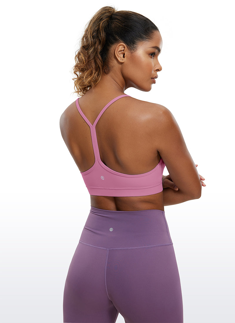 CRZ YOGA Dames Yoga Lichtsteun Butterluxe Sport-bh Y-rug Fluweelstof
