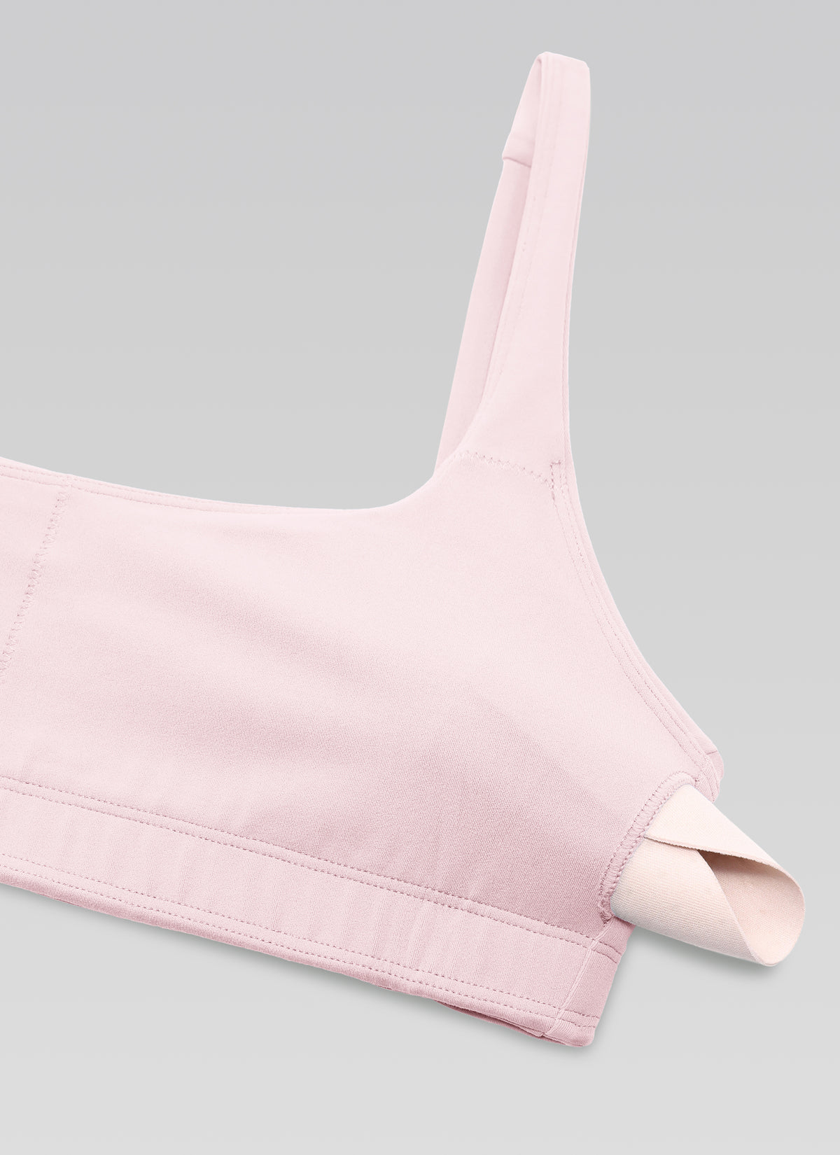 CRZ YOGA – damski biustonosz typu mini z wyściółką i kwadratowym dekoltem, model „Butterluxe”, kolor truskawkowy różowy