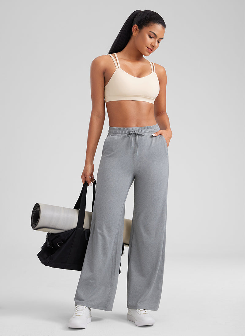 Soutien-gorge à bretelles CRZ YOGA Butterluxe pour femme, bonnets moulés, col en V, blanc abricot