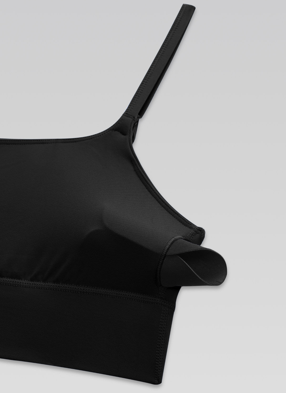 CRZ YOGA Dames Butterlift Yoga Longline Sportbeha met ingebouwde beha Zwart