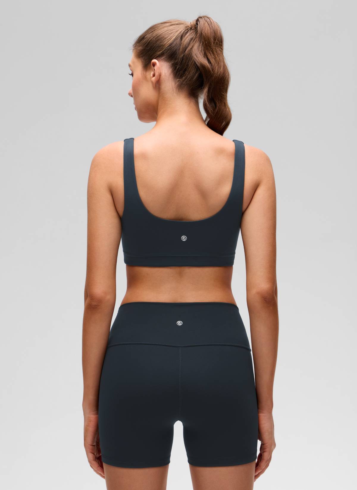 CRZ YOGA Damen-Sport-BH „ Butterluxe “ mit U-Rücken, leichte Stützkraft, Farbe: True Navy