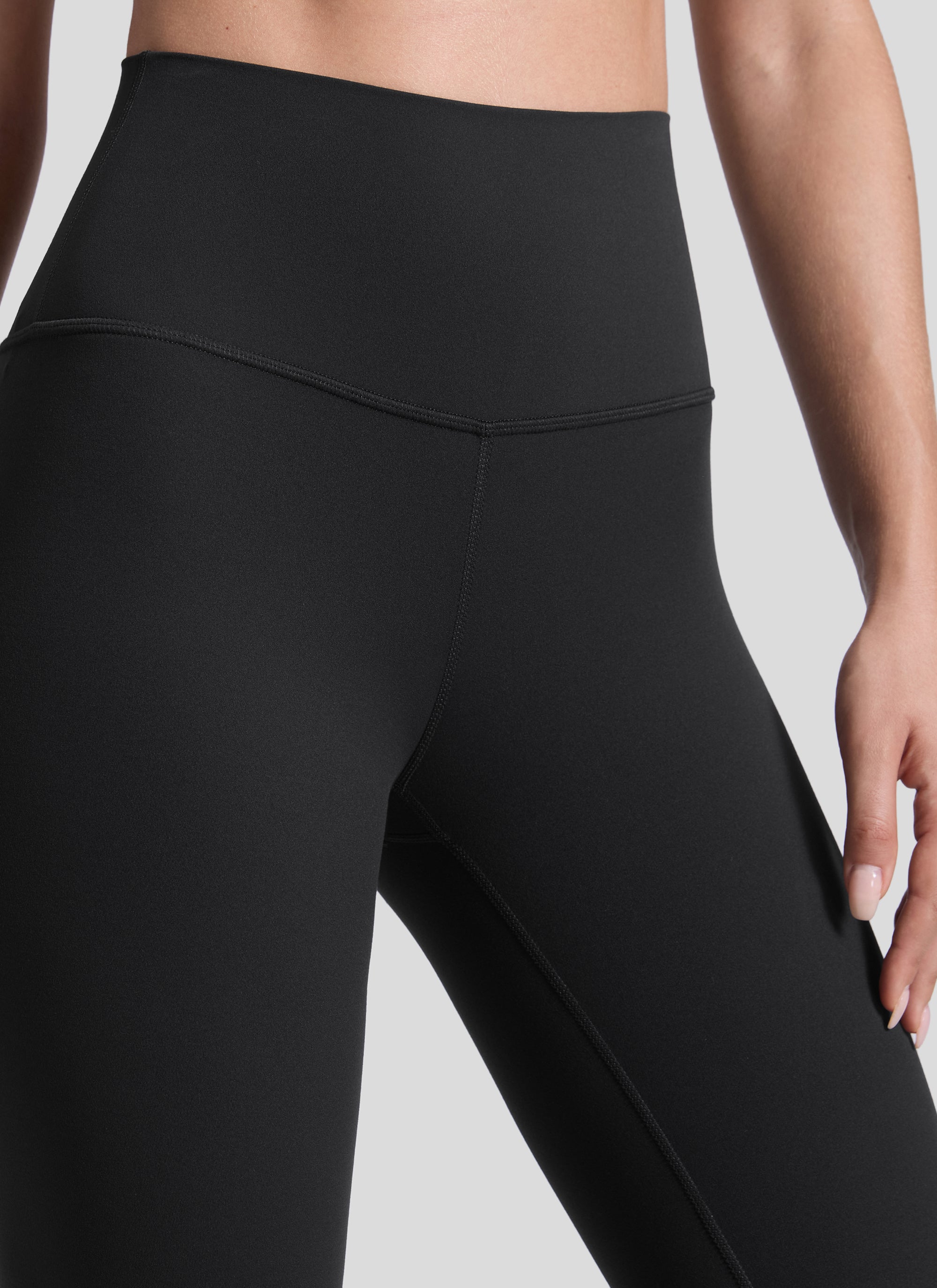 CRZ YOGA naisten korkeavyötäröiset Butterluxe-joogaleggingsit 64 cm, musta