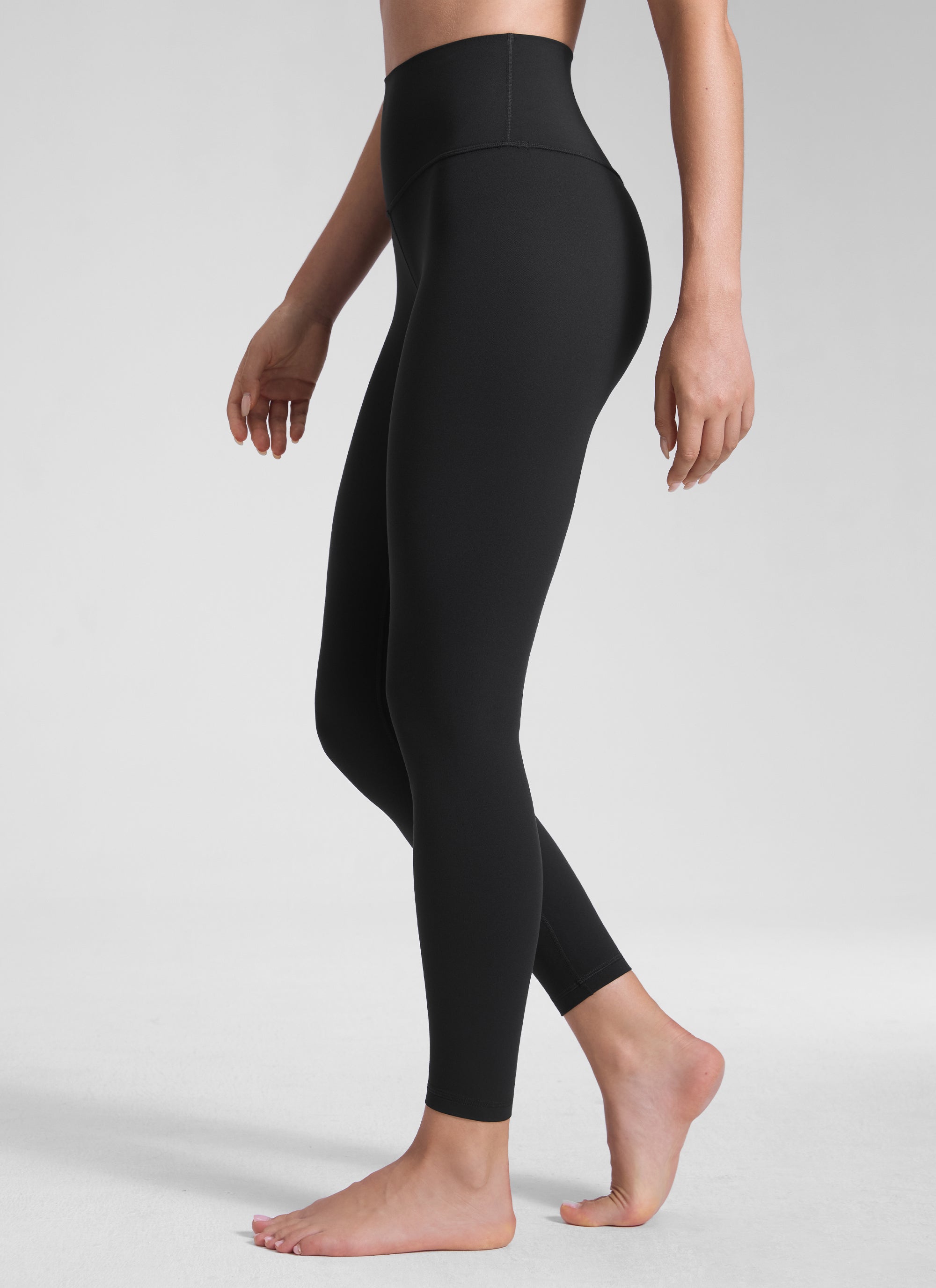 CRZ YOGA naisten korkeavyötäröiset Butterluxe-joogaleggingsit 64 cm, musta