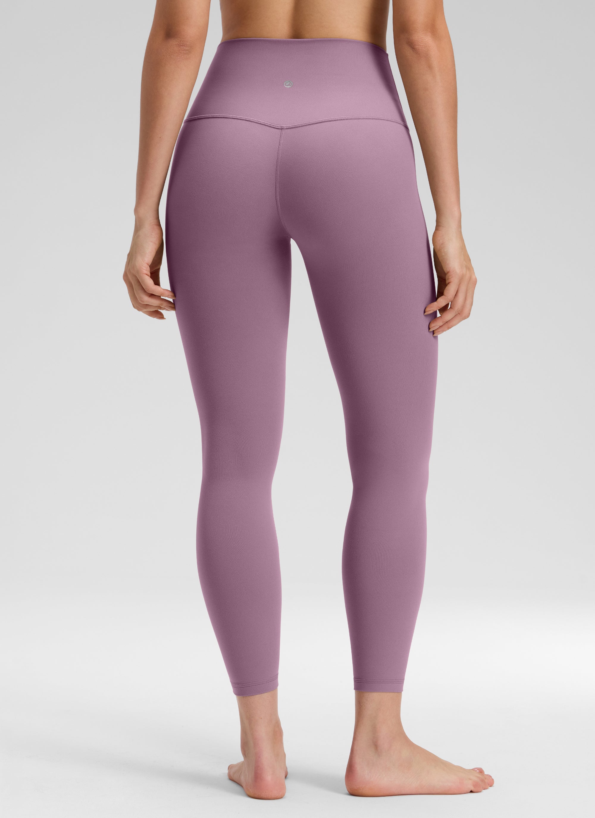 CRZ YOGA – Colanți de yoga pentru femei, model „Yoga Lounge”, talie înaltă, din material Butterluxe, lungime 25”, culoare lavandă deschisă
