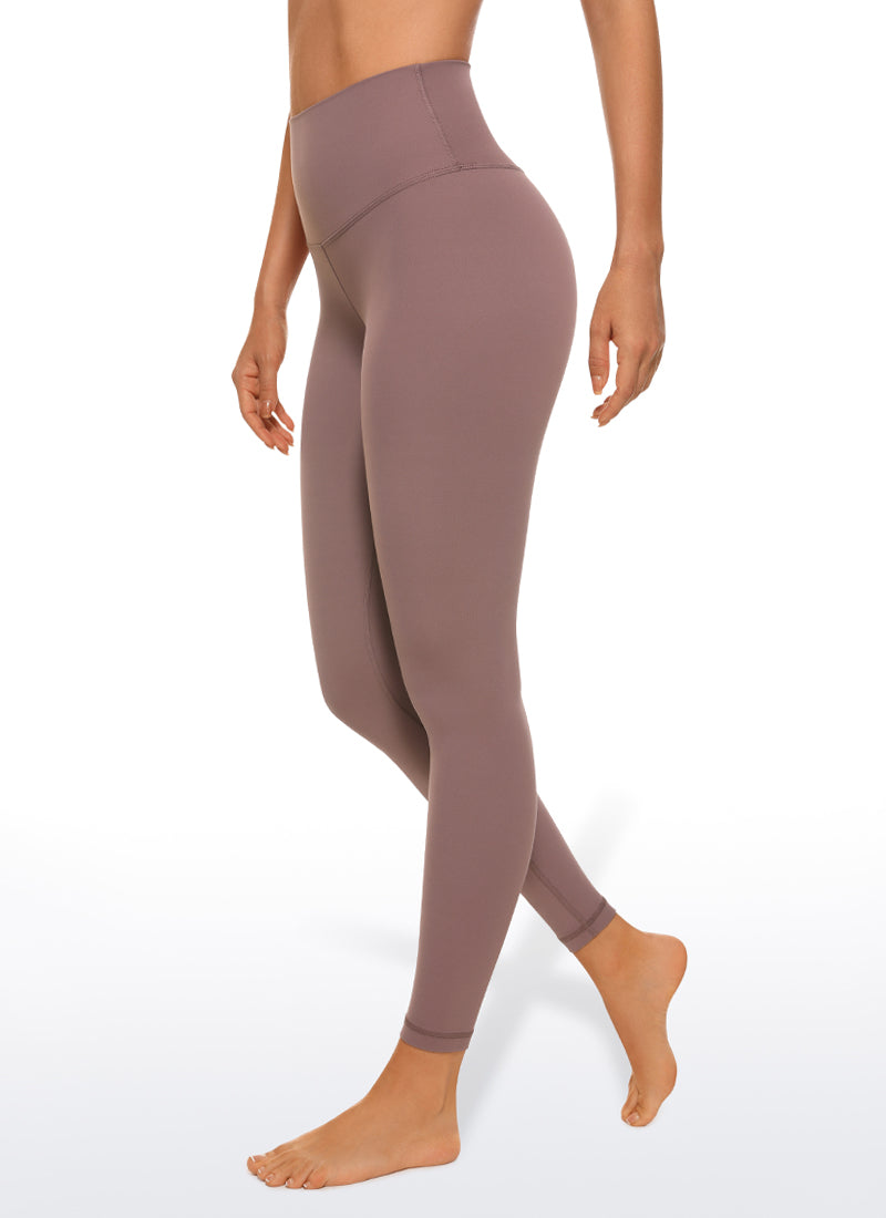 CRZ YOGA Women's Yoga Lounge High Rise Butterluxe Yoga Leggings 25'' Mauve