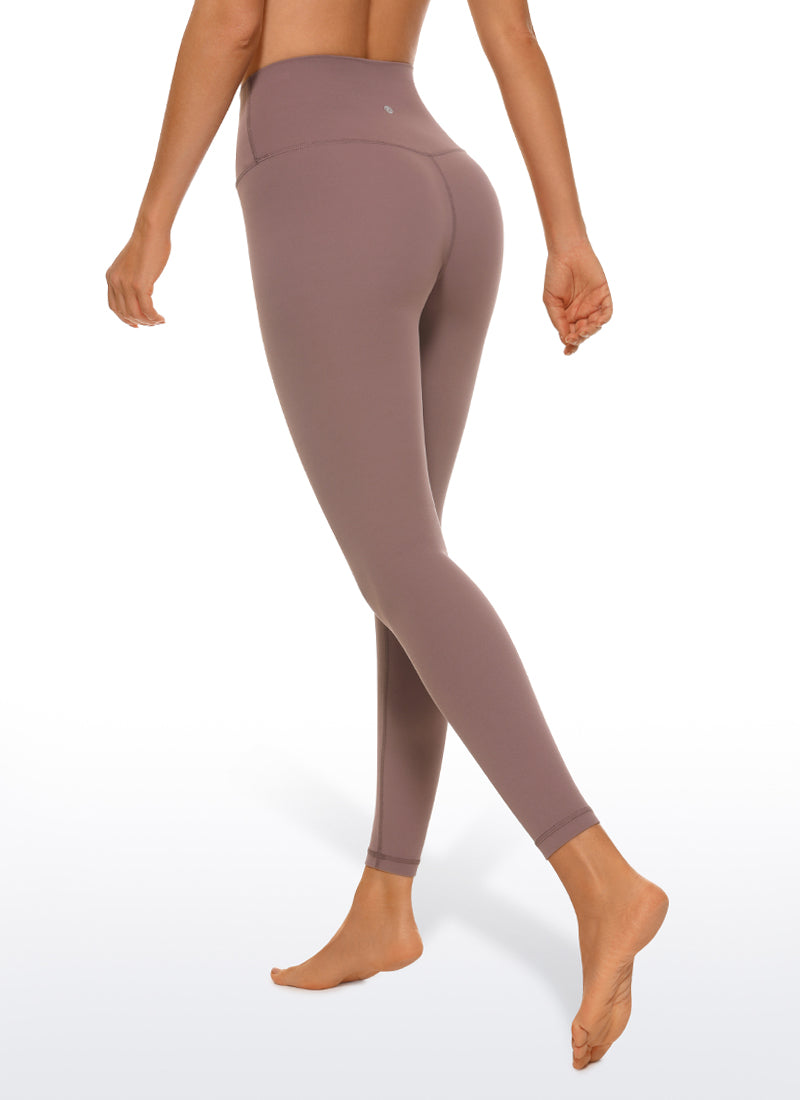 CRZ YOGA Women's Yoga Lounge High Rise Butterluxe Yoga Leggings 25'' Mauve