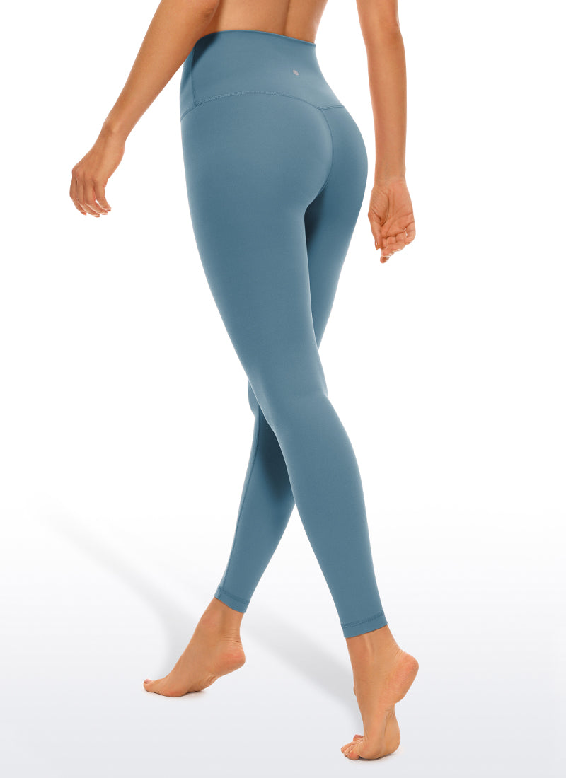CRZ YOGA Women's Yoga Lounge High Rise Butterluxe Yoga Leggings 25'' Blue Ashes @model_info:NEW2