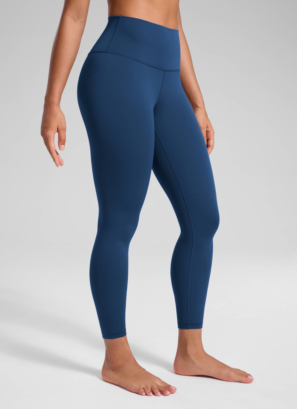 CRZ YOGA Naisten Jooga Oleskelu Korkea Vyötärö Butterluxe Joogalegginsit 64 cm French Navy @model_info:Fiona