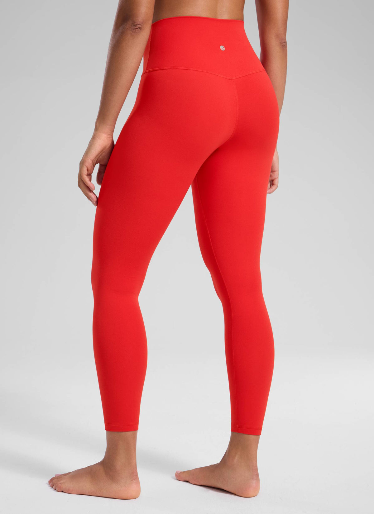 CRZ YOGA Naisten Jooga Oleskelu Korkea Vyötärö Butterluxe Joogalegginsit 64 cm Deep Red @model_info:Fiona