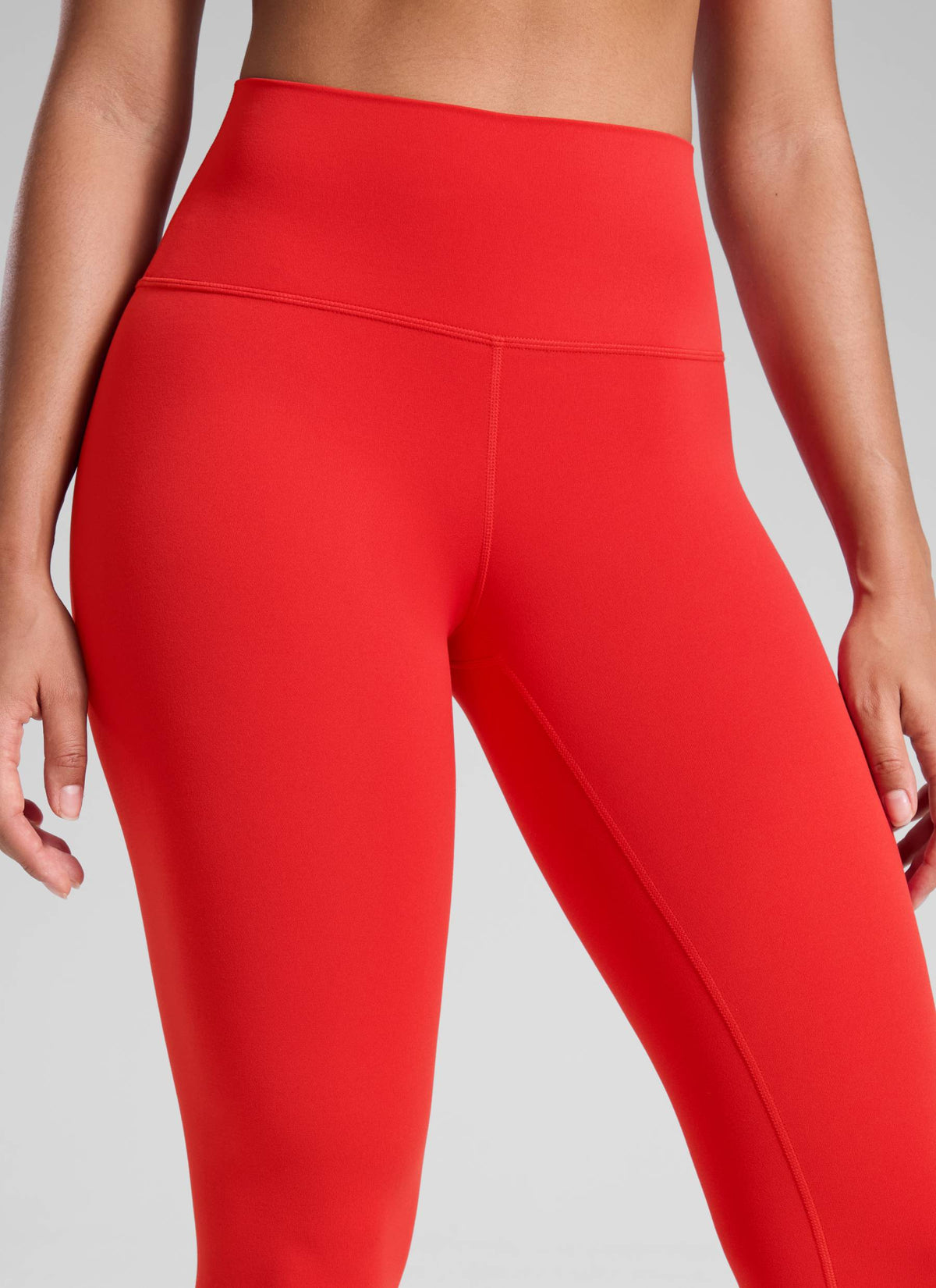 CRZ YOGA Naisten Jooga Oleskelu Korkea Vyötärö Butterluxe Joogalegginsit 64 cm Deep Red @model_info:Fiona