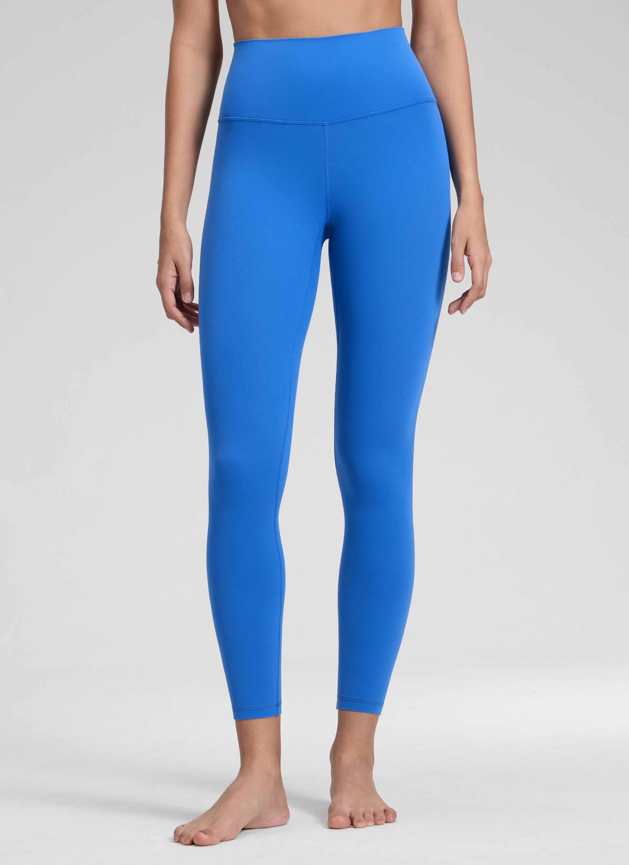 Leggings da Yoga Butterluxe a vita alta Yoga Lounge da donna CRZ YOGA 64 cm Blu Scintillante