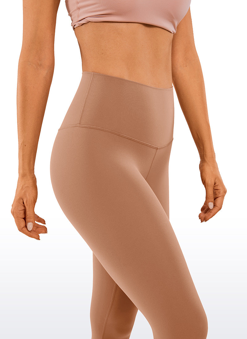 Leggings da Yoga Butterluxe a vita alta Yoga Lounge da donna CRZ YOGA 64 cm Mousse Mocha