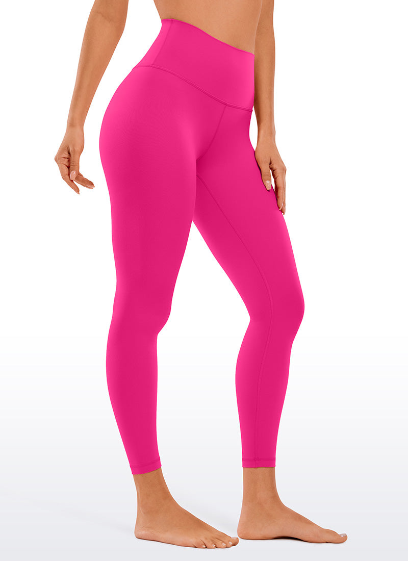 Leggings da Yoga Butterluxe a vita alta Yoga Lounge da donna CRZ YOGA 64 cm Rosa Granita