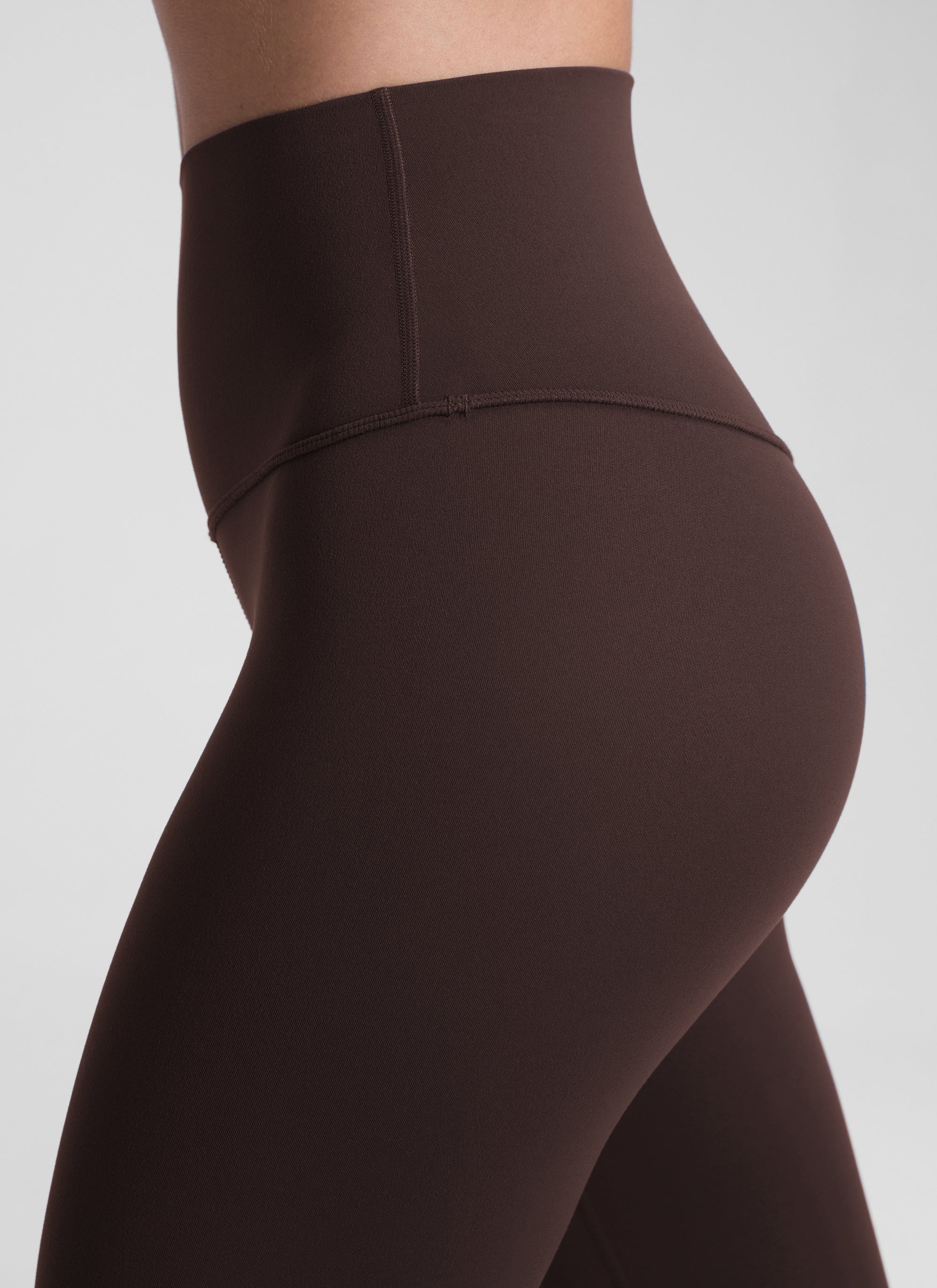 Leggings da yoga CRZ YOGA da donna Butterluxe a vita alta per lounge e yoga, 64 cm, Hot Fudge Brown