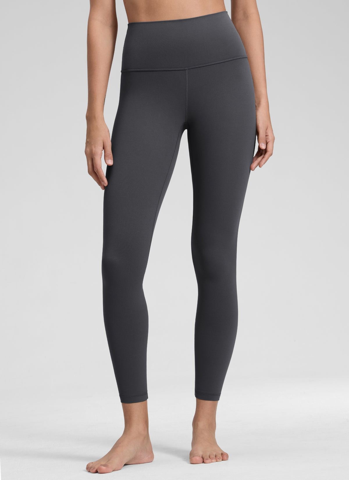CRZ YOGA Naisten Yoga Lounge korkeavyötäröiset Butterluxe-joogalegginsit 64 cm Mysterious Grey @model_info:Jenna