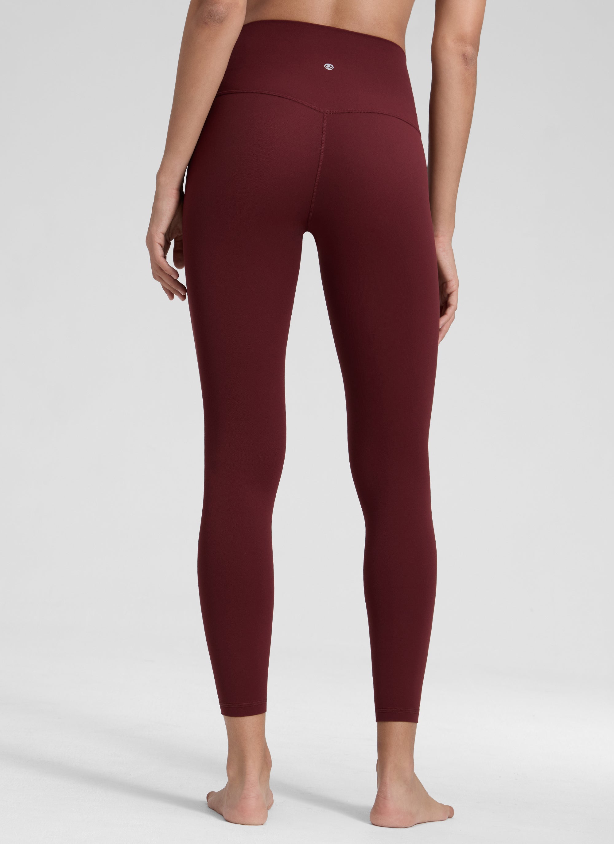 CRZ YOGA naisten korkeavyötäröiset Butterluxe-joogaleggingsit 64 cm, Red Merlot