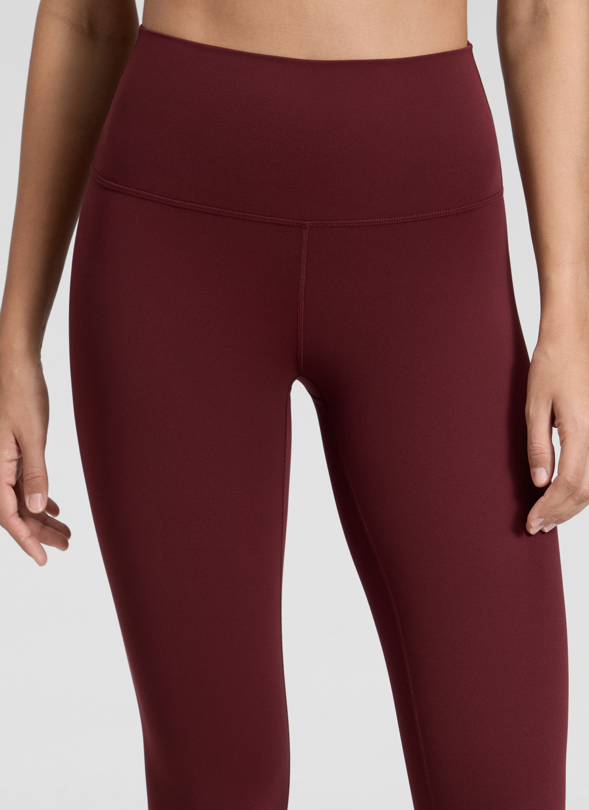 CRZ YOGA naisten korkeavyötäröiset Butterluxe-joogaleggingsit 64 cm, Red Merlot