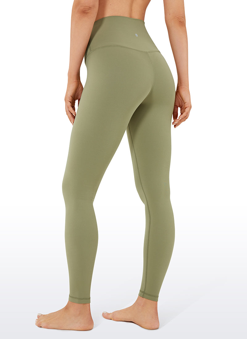 CRZ YOGA Women's Yoga Lounge High Rise Butterluxe Yoga Leggings 25'' Moss Green