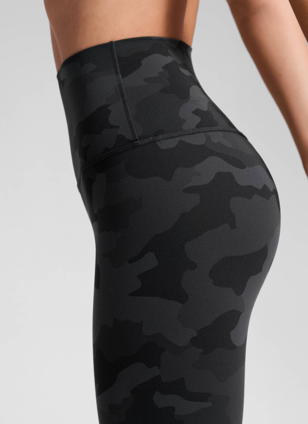 CRZ YOGA Women's Yoga Lounge High Rise Butterluxe Yoga Leggings 25'' Dark Grey Camouflage 2