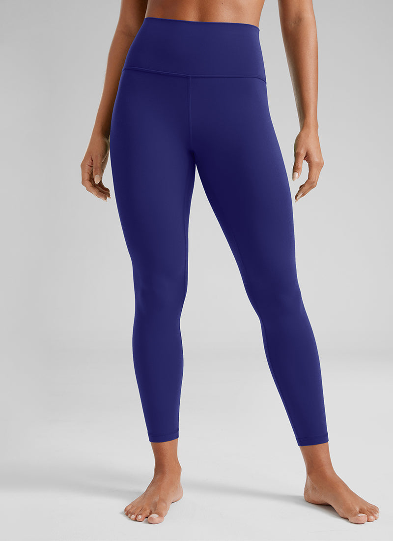 Leggings da Yoga Butterluxe a vita alta Yoga Lounge da donna CRZ YOGA 64 cm Blu Delphinium