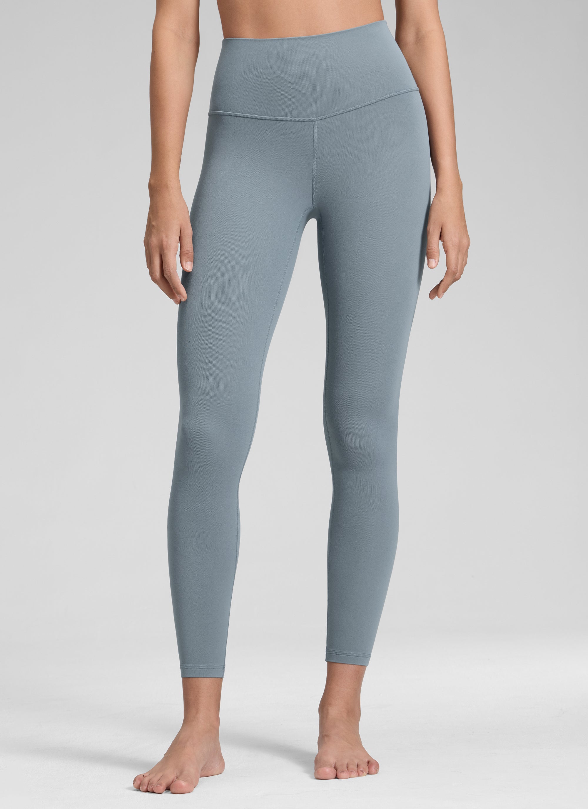 CRZ YOGA – Colanți de yoga pentru femei, model Lounge, cu talie înaltă, din material Butterluxe, 25'' – Albastru belgian
