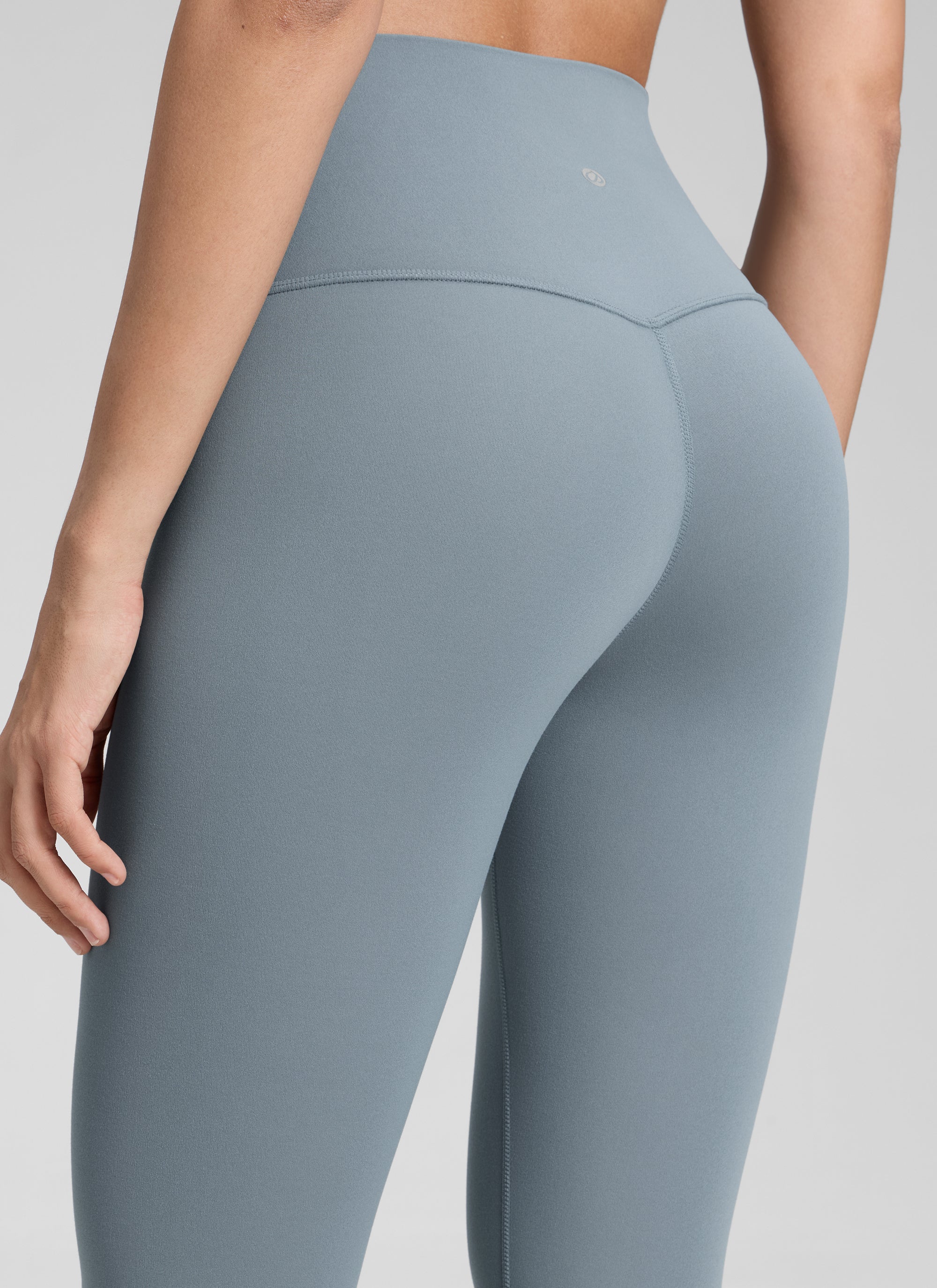 CRZ YOGA – Colanți de yoga pentru femei, model Lounge, cu talie înaltă, din material Butterluxe, 25'' – Albastru belgian