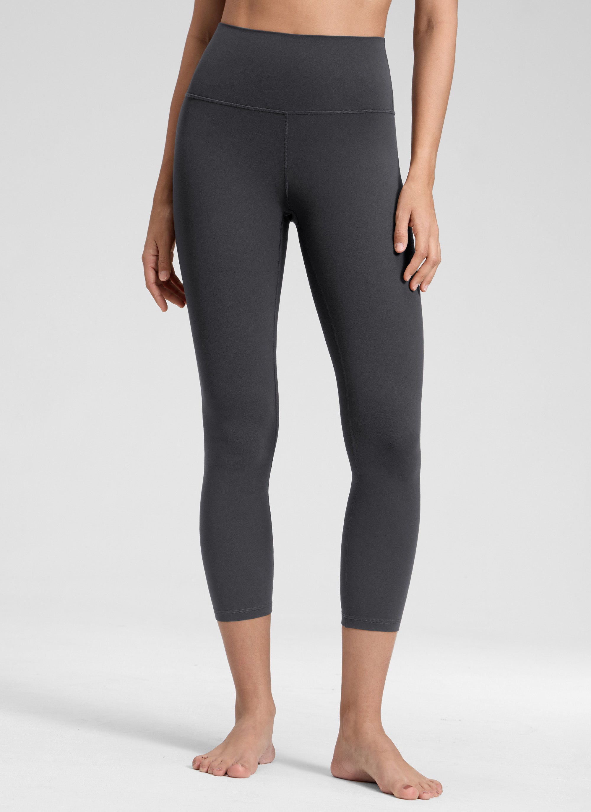 CRZ YOGA Women's Yoga Lounge High Rise Butterluxe Yoga Leggings 23'' Mysterious Grey