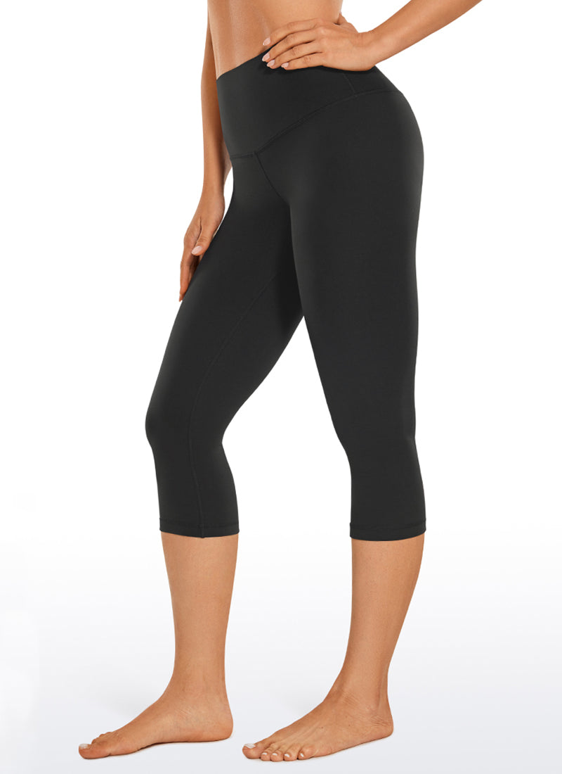 CRZ YOGA Leggings da Yoga Donna Lounge a Vita Alta Butterluxe 43 cm Nero