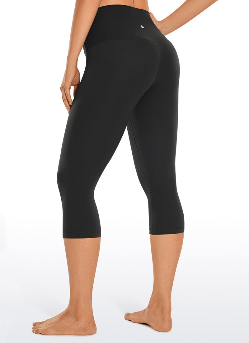 CRZ YOGA Leggings da Yoga Donna Lounge a Vita Alta Butterluxe 43 cm Nero