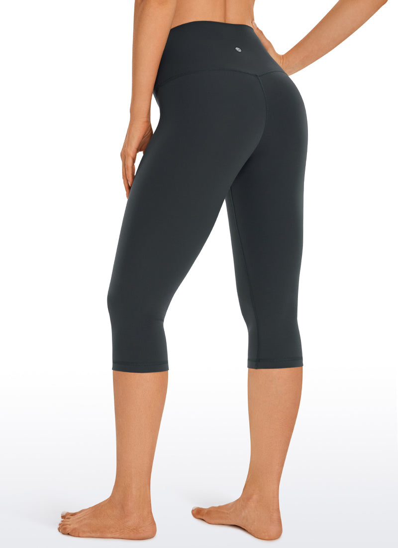 CRZ YOGA Women's Yoga Lounge High Rise Butterluxe Yoga Leggings 17'' Melanite @model_info:N