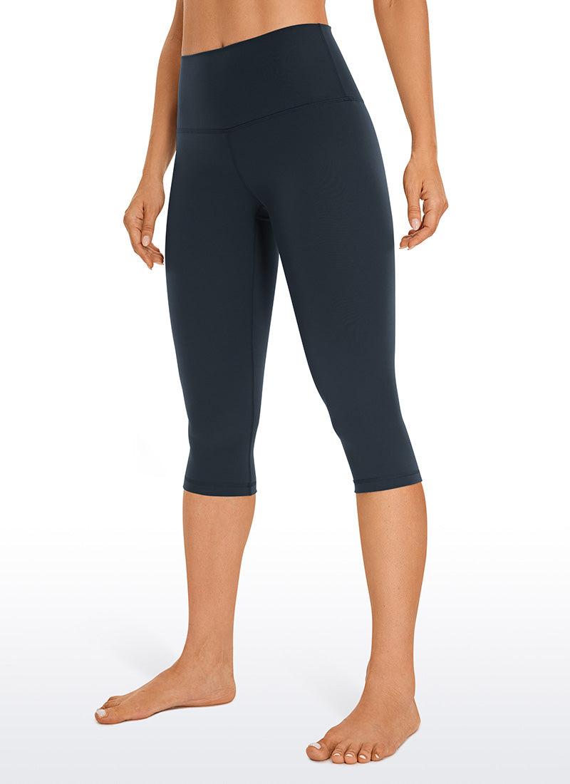CRZ YOGA Leggings da Yoga Donna Lounge a Vita Alta Butterluxe 43 cm Blu Navy