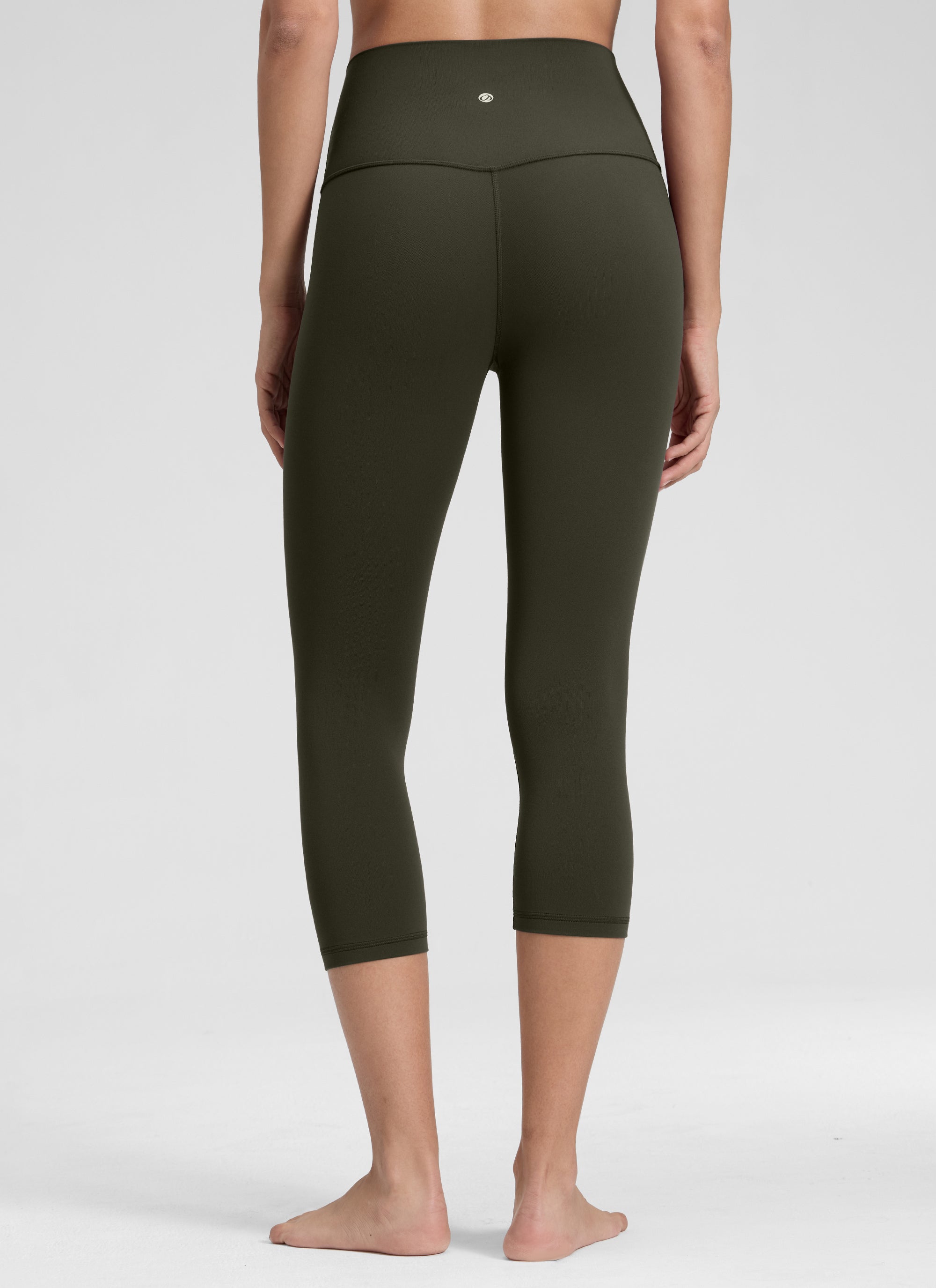 CRZ YOGA Mujer Yoga Lounge Tiro Alto Butterluxe Leggings de Yoga 48 cm Verde Olivo