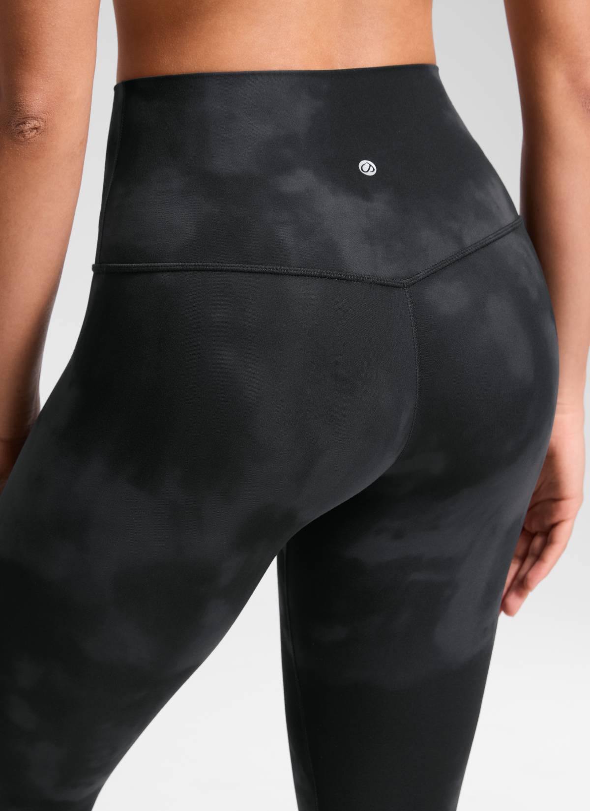 Leggings de yoga Butterluxe de tiro alto para mujer CRZ YOGA de 48 cm Flores Tie Dye Negras