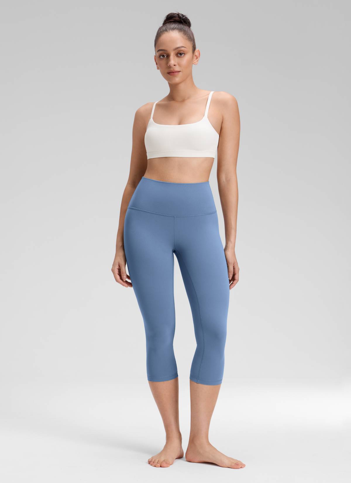 Leggings de yoga Butterluxe de tiro alto para mujer CRZ YOGA de 48 cm Azul Oasis