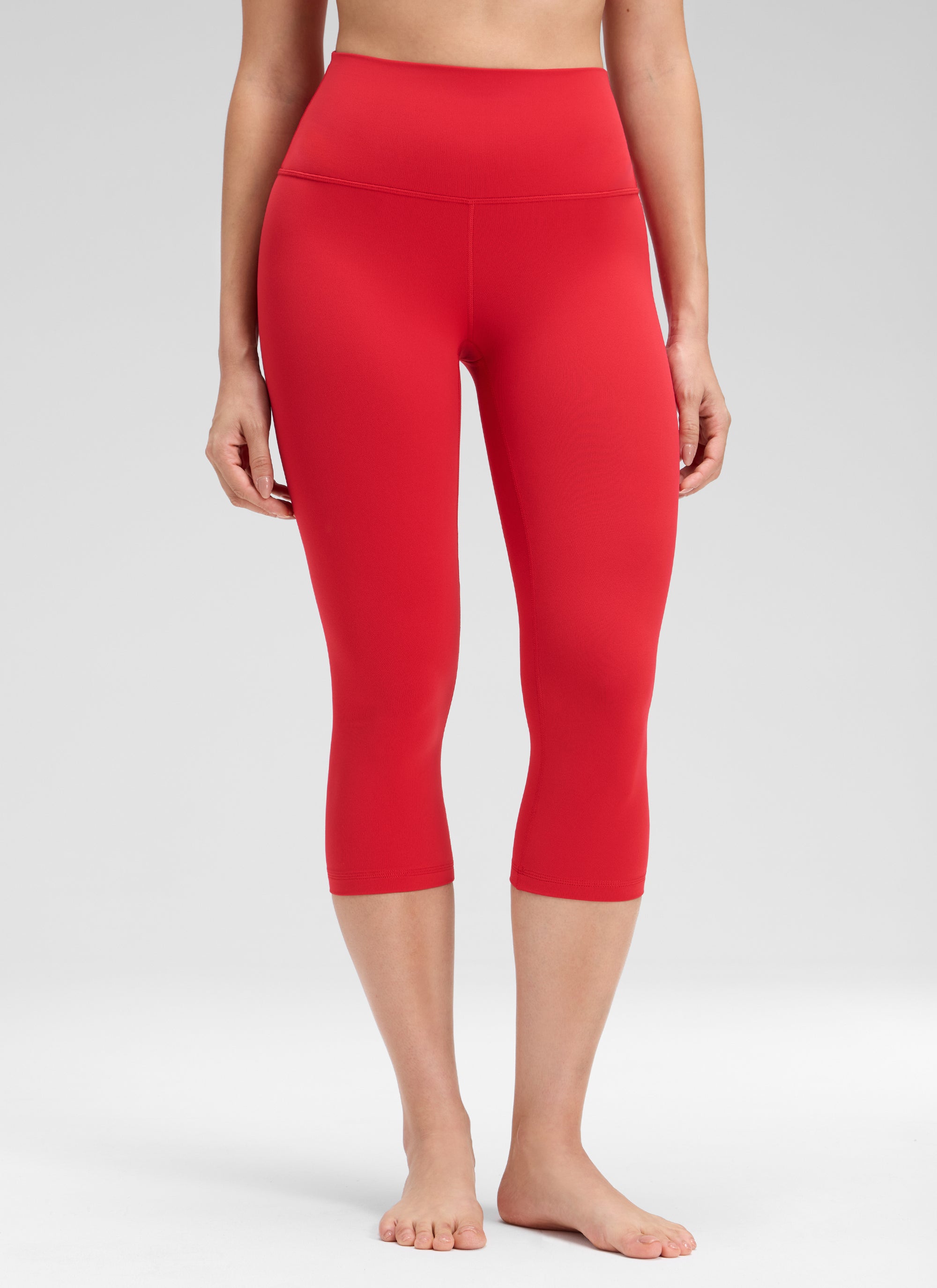 CRZ YOGA Leggings de yoga de talle alto Butterluxe para mujer, estilo loungewear, 48 cm, Aurora Red