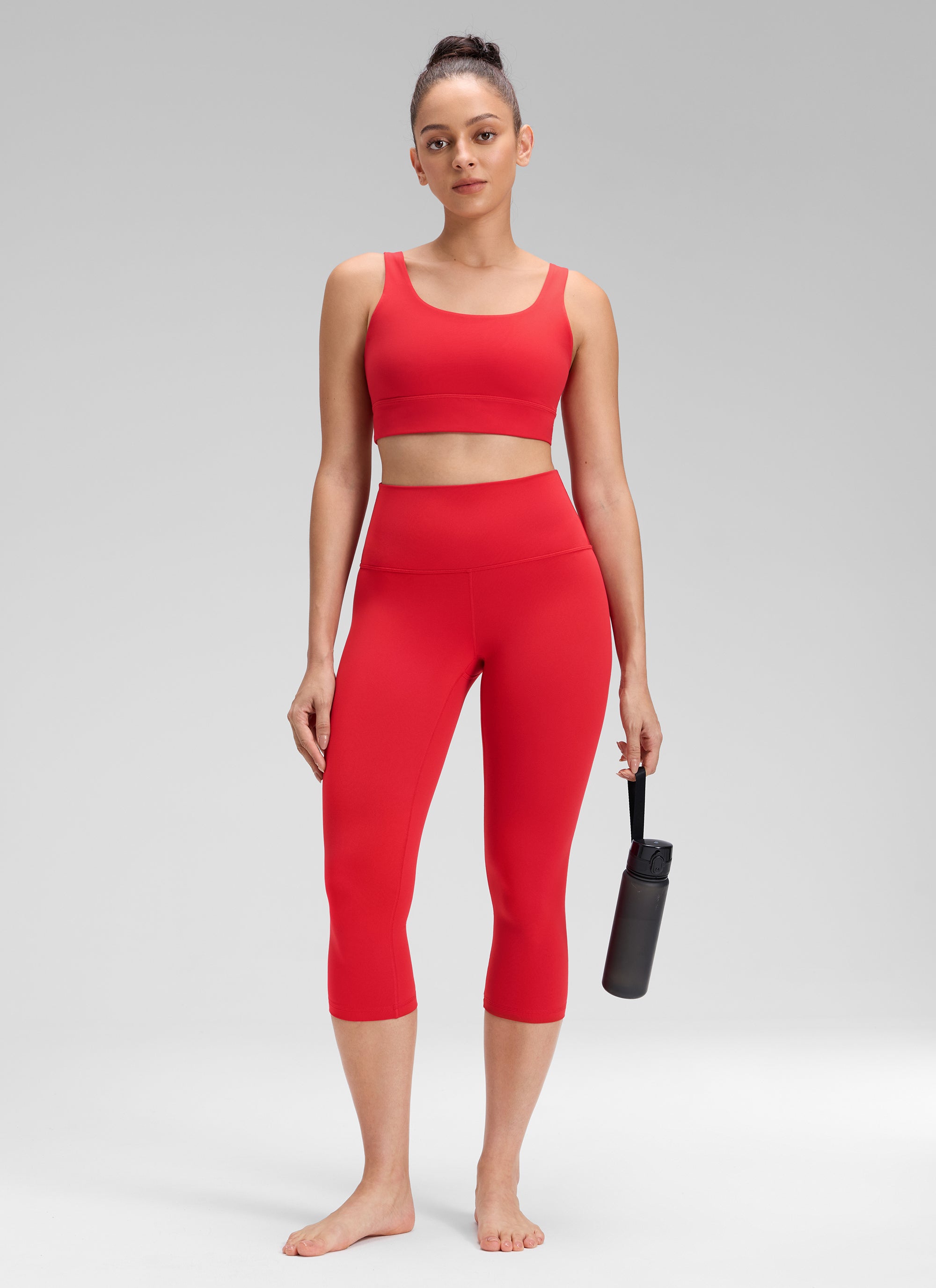 CRZ YOGA Leggings de yoga de talle alto Butterluxe para mujer, estilo loungewear, 48 cm, Aurora Red