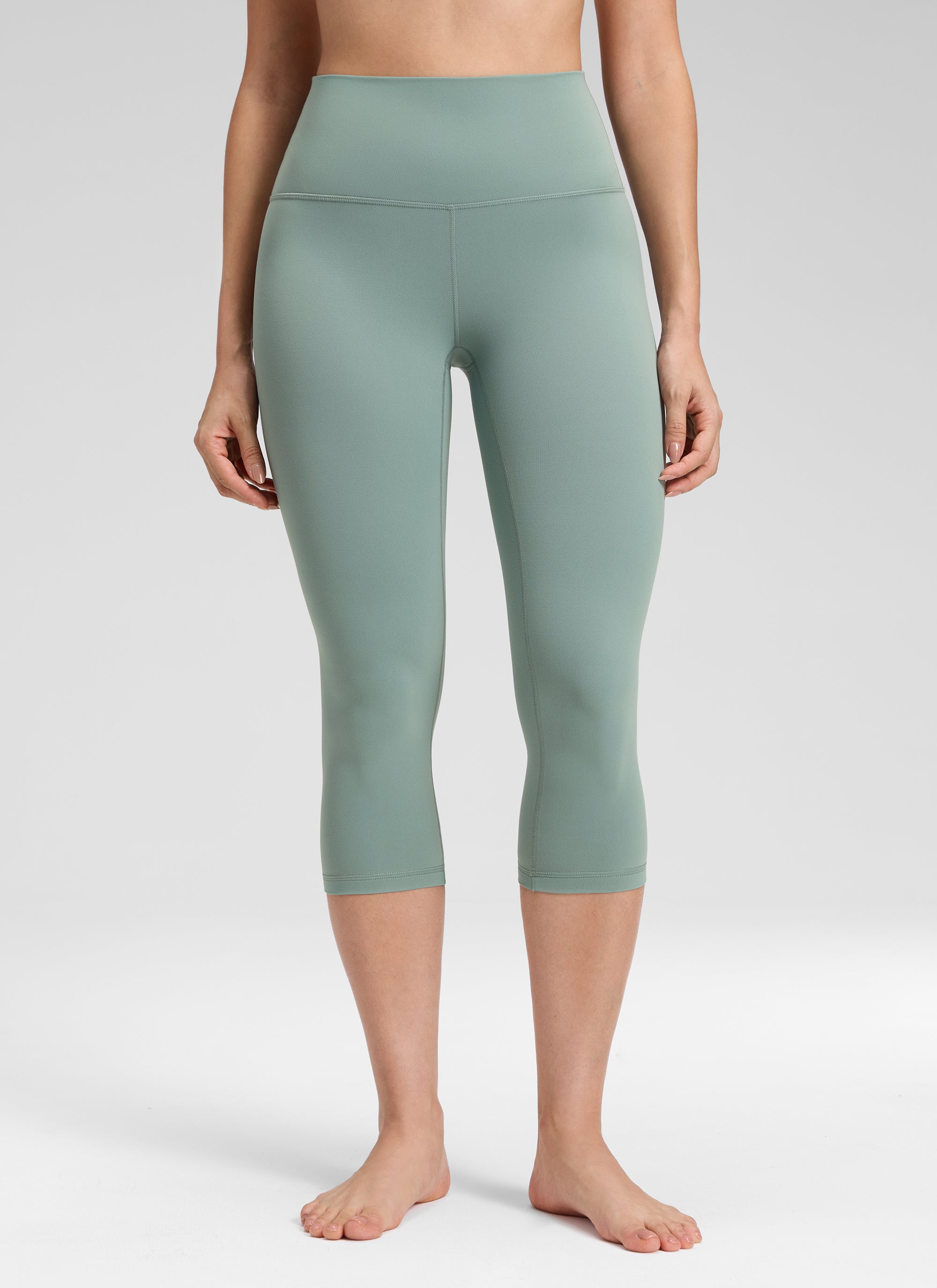 CRZ YOGA Leggings de yoga de talle alto Butterluxe para mujer, estilo loungewear, 48 cm, Crater Green