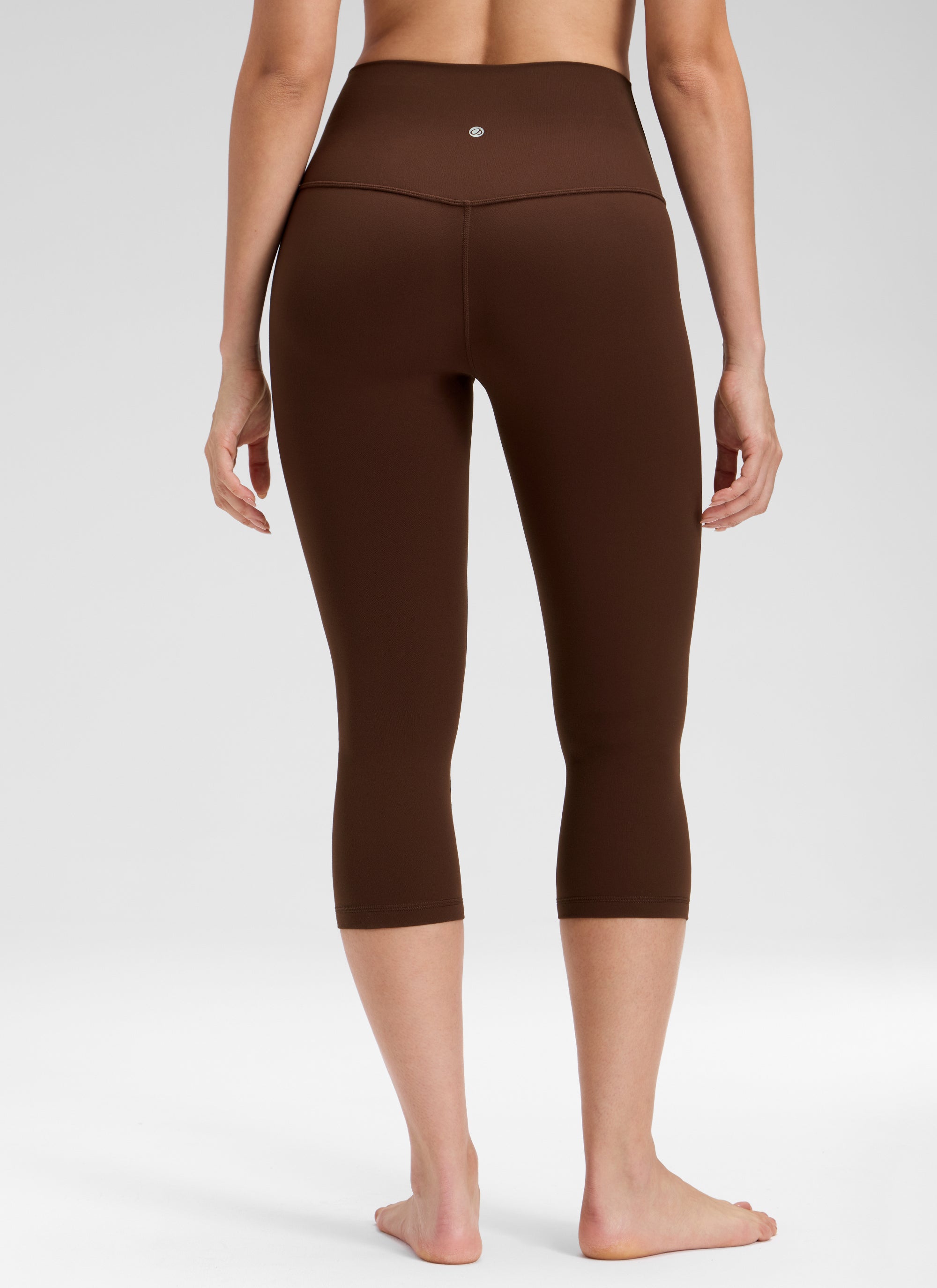 CRZ YOGA Leggings de yoga de talle alto Butterluxe para mujer, estilo loungewear, 48 cm, Lava Brown