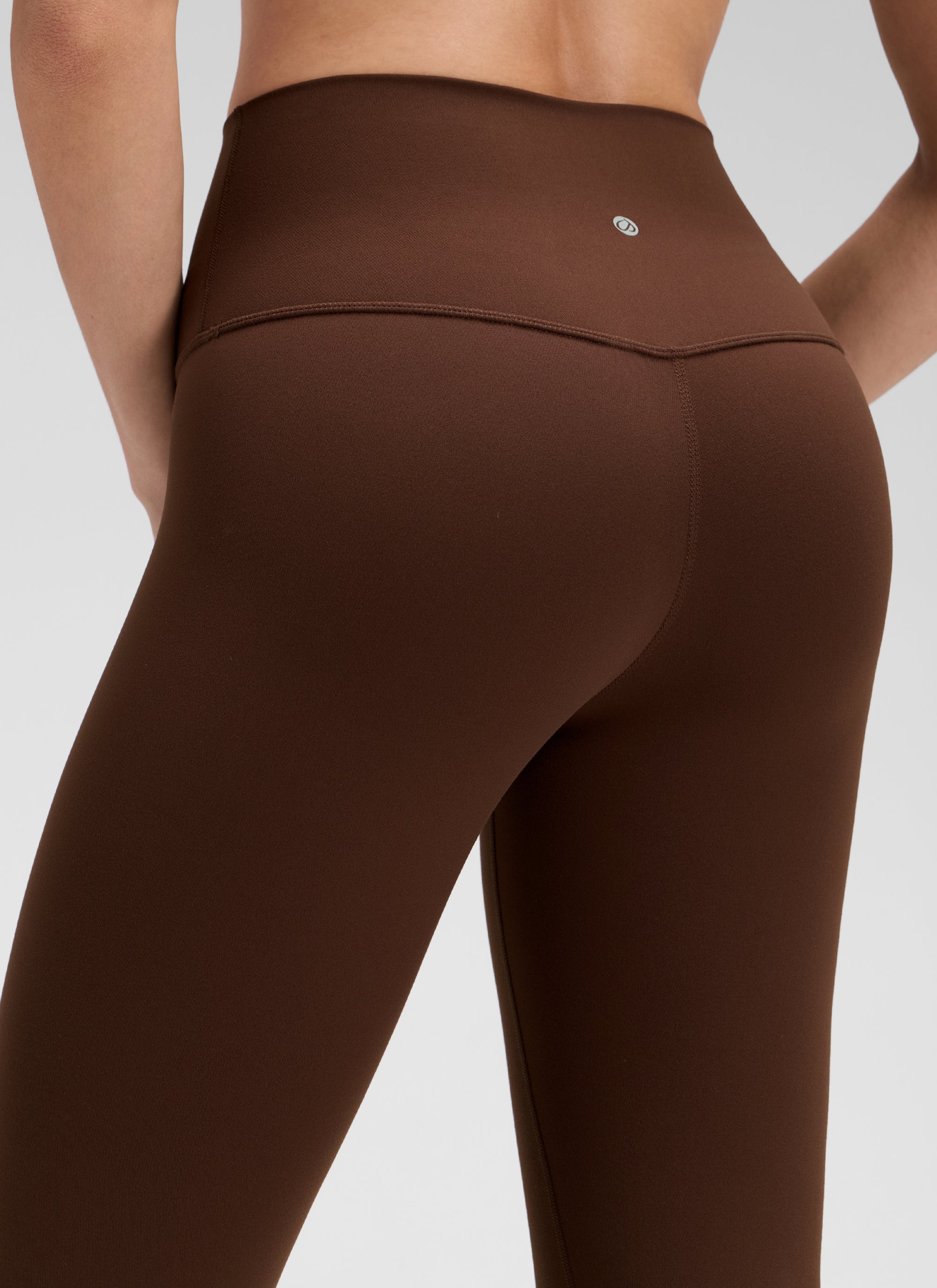 CRZ YOGA Leggings de yoga de talle alto Butterluxe para mujer, estilo loungewear, 48 cm, Lava Brown