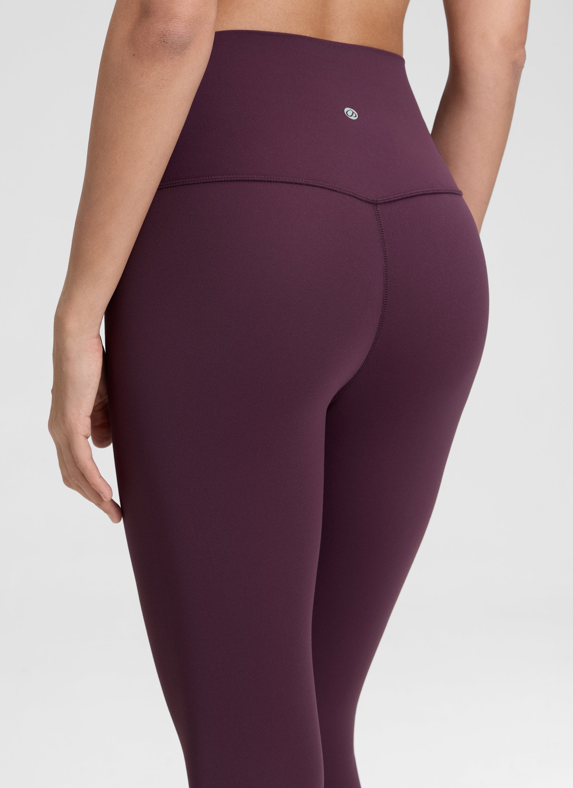 Leggings de Yoga Butterluxe de Tiro Alto para Mujer CRZ YOGA para Yoga y Descanso, 48 cm, Morado Oscuro