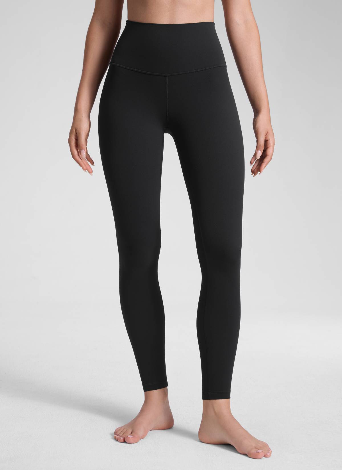 CRZ YOGA Women's Yoga Lounge High Rise Butterluxe Yoga Leggings 28'' Black @model_info:Malisa