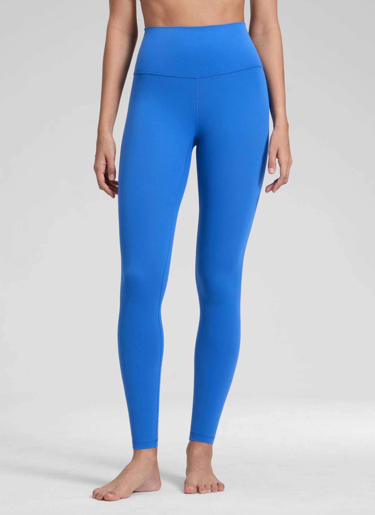 CRZ YOGA Women's Yoga Lounge High Rise Butterluxe Yoga Leggings 28'' Sparkle Blue @model_info:Jenna