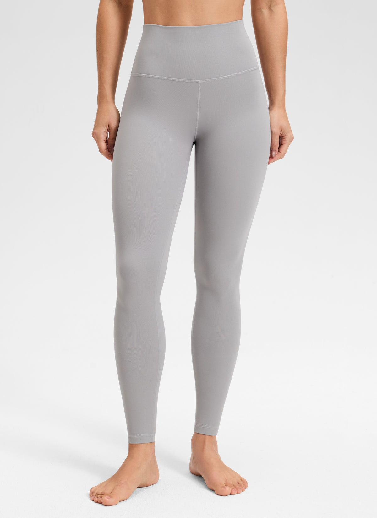 CRZ YOGA Дамски йога клин с висока талия Butterluxe Lounge 71 см Gull Gray