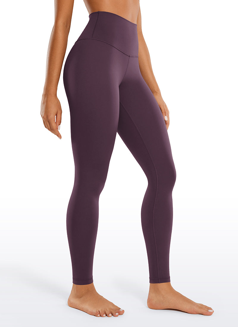 CRZ YOGA Damen-Yoga-Leggings „Yoga Lounge“ mit hoher Taille, „ Butterluxe “, 28'' in der Farbe „Grape Thistle Purple“