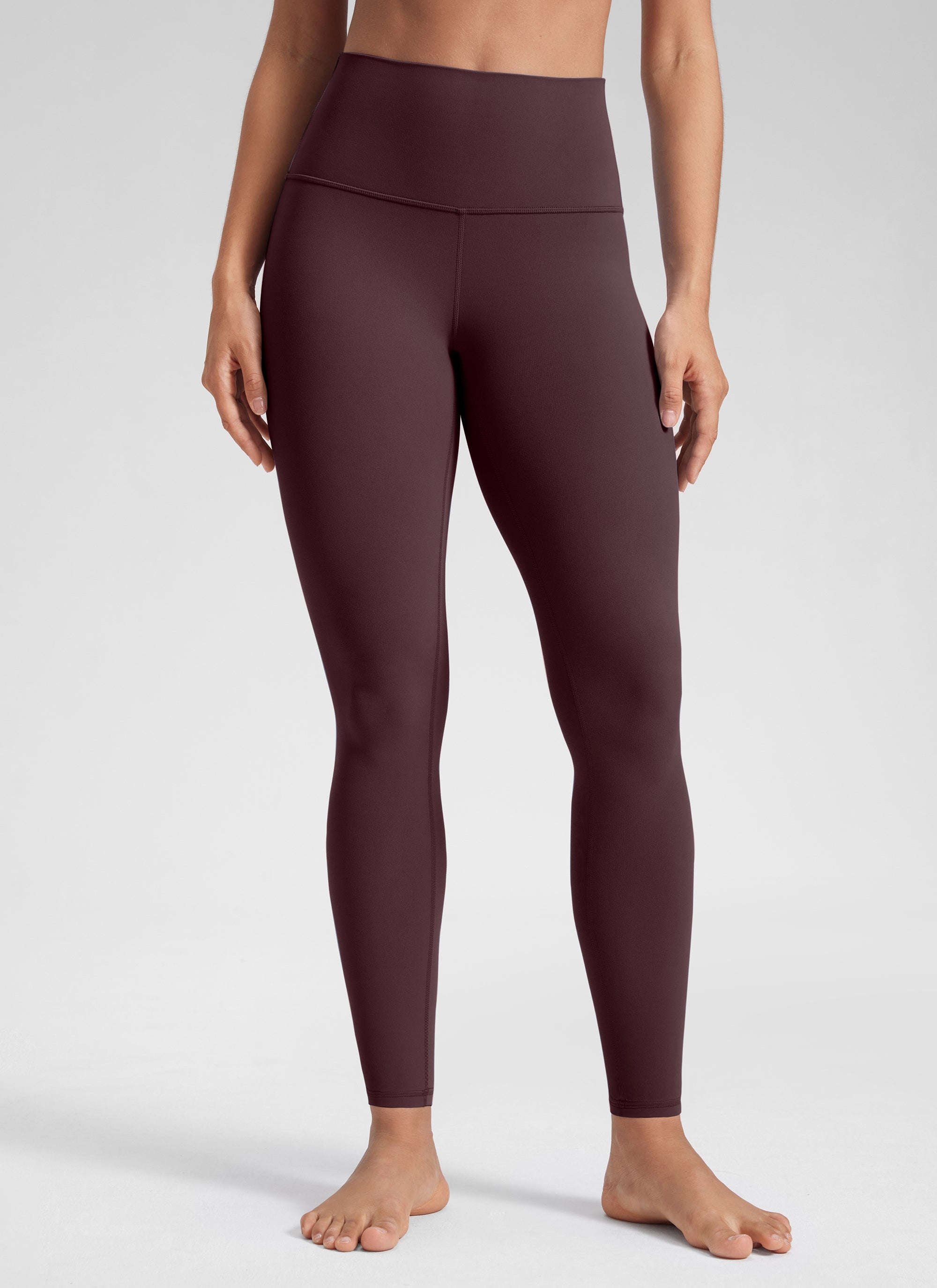 CRZ YOGA Damen-Yoga-Leggings „Yoga Lounge“ mit hoher Taille und „ Butterluxe “-Design, 28'', Farbe: Ripe Plum