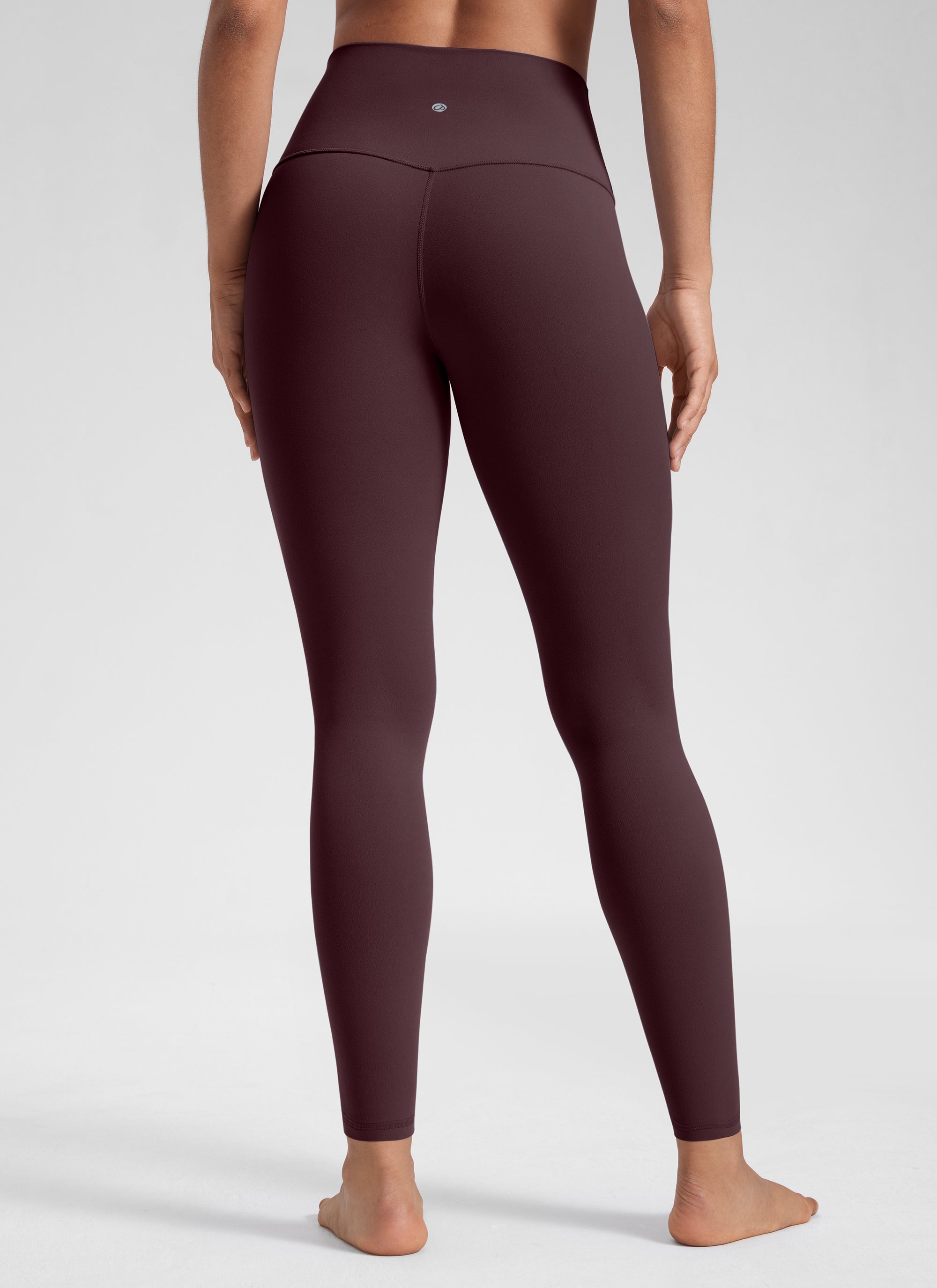 CRZ YOGA Damen-Yoga-Leggings „Yoga Lounge“ mit hoher Taille und „ Butterluxe “-Design, 28'', Farbe: Ripe Plum