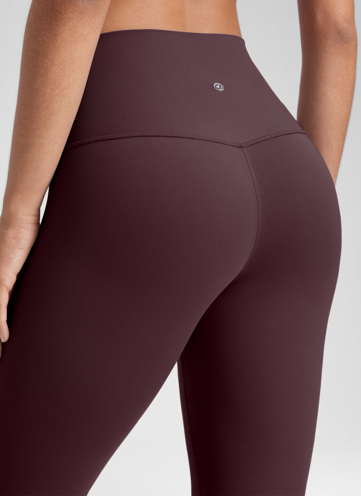 Дамски йога клин с висока талия CRZ YOGA Lounge Butterluxe 71 см, цвят зряла слива