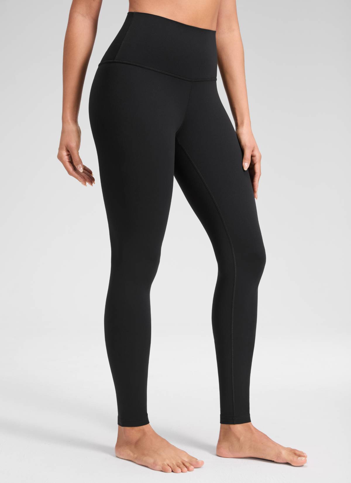 CRZ YOGA Women's Yoga Lounge High Rise Butterluxe Yoga Leggings 30'' Black